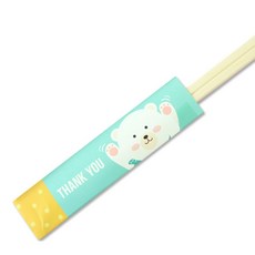 황씨네도시락 곰 젓가락집, 1개