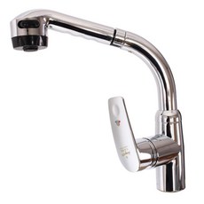 Infometal King 120側面單孔噴霧水槽水龍頭, 1入