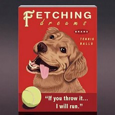 CANVAS PAINTING 繪圖V16, 金毛獵犬, 1個