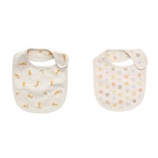 withorganic 印花圍兜2件組 105號