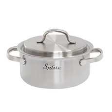 HANIL STAINLESS STEEL 不鏽鋼雙耳湯鍋, 18cm, 單色, 1組