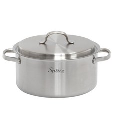 HANIL STAINLESS STEEL 不鏽鋼雙耳湯鍋, 24cm