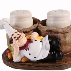 THE ZAKKA 主廚造型調味罐室內裝飾品 C型, 混合顏色