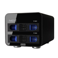 이지넷유비쿼터스 USB3.0 2베이 외장케이스 NEXT-702U3 RAID, 1개