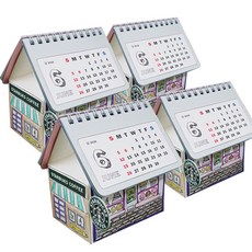 맘아트 하우스 캘린더 만들기 2입 세트, 혼합 색상, 2개