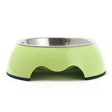 바이셀 애완식기 멜라민NO스틸, 그린, 1개