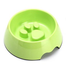 바이셀 슬로우급식기 발바닥, 그린, 1개