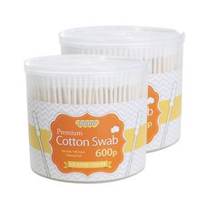 아이엘 나모 신생아 면봉 600입, 600개입, 2개