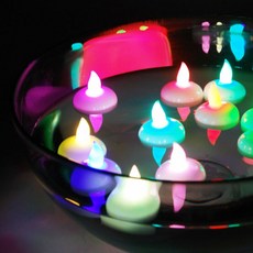 파티팡 물에 뜨는 LED티라이트, 무향, 12개