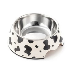 바이셀 애완식기 멜라민NO스틸, 점박이, 1개