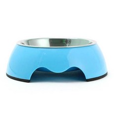 바이셀 애완식기 멜라민NO스틸, 블루, 1개