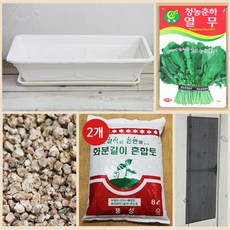 행복한세상 텃밭가꾸기 대 화이트 열무, 1개