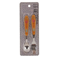 모던하우스 택베어 레빗수저포크세트, 옐로우, 2p (수저 1p, 포크 1P), 1개