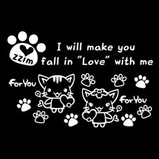 J.ca 貓咪愛心 L05, 白色