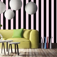 스트라이프 실크벽지 블랙1, 165