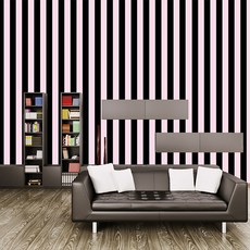 스트라이프 실크벽지 블랙1, 166