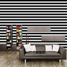 해피스 스트라이프 실크벽지 그레이1, 284