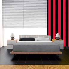 스트라이프 실크벽지 블랙1, 133