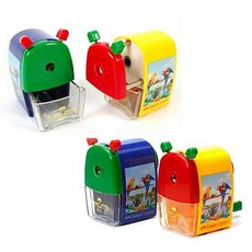 FABER-CASTELL 輝柏 MoaMoa鸚鵡削筆器, 顏色隨機禿頂, 1個