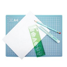 오매직라이프 커팅매트 A4, 반투명스카이