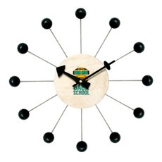 브론즈하우스 BAC-059 볼 벽시계 저소음, A