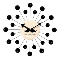 브론즈하우스 BAC-052 볼 벽시계 무소음, C