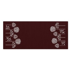 米萊 芍藥桌旗, 酒紅色, 70 x 30 cm