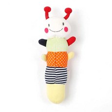 해피랜드 H해피애벌레딸랑이2, 혼합색상, 1개