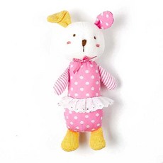 크리에이션ASB B케로인형딸랑이, 핑크, 1개