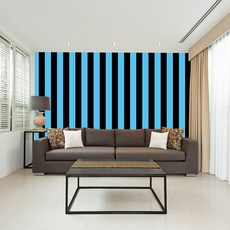 해피스 스트라이프 실크벽지 블랙2, 201