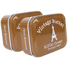 Pernik 世界旅行圓形鐵盒 艾菲爾鐵塔, 3個, 混合色