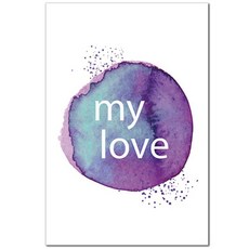 Indigo Pop canvas-215 畫框, 混合顏色