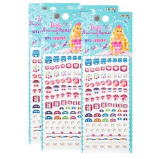 아트비젼 바비뷰티네일스티커2, 혼합색상, 4개