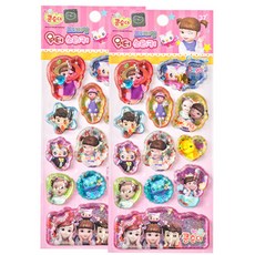 아트비젼 콩순이워터 스티커3, 9.5X22cm, 3개