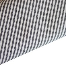 LEWU 居家混色條紋布料 黑色, 1個