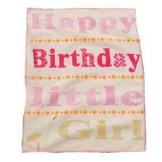 David Fussenegger 孩童文字印花午睡毯