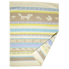 David Fussenegger 狐狸圖騰印花午睡毯