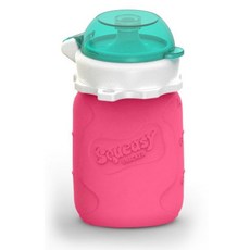 스쿼이지 푸드 파우치, 핑크, 105ml, 1개