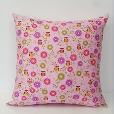 貓頭鷹圖案靠墊