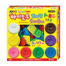 아모스 8000 아이도우 알파벳 숫자놀이, 1개, 혼합색