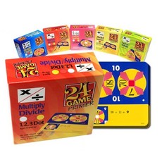 24GAME 24遊戲 乘法 除法, 卡 96p, 1個