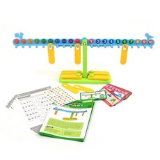 기고 수저울 고급형, 저울 20p, 끼움추 4p, 활용카드 30p, 가이드북 1p, 문제지 8p, 스티커 1p, 1개