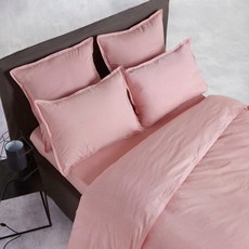 La Redoute 素色被單 F662442, 腮紅玫瑰