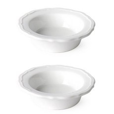 簡約線條醬料碗, 白色的, 2入