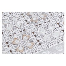 데코리아 레이스 식탁보 LC-003, 하트, 50cm x 2m, 1개