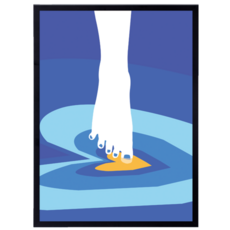 daily Bom 入門款室內裝飾畫框, 黑色