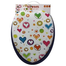 모더러스 하트변기커버O형, 하트, 1개