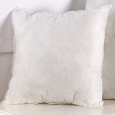 블럭마트 쿠션커버 솜 48-52적합, 화이트, 1개