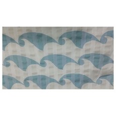 W CM紙漿 小波浪藍色布料150 x 900 cm, 1個