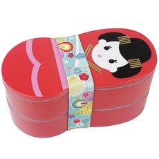 HAKOYA 和服玩偶造型便當盒, 52594款 紅色
